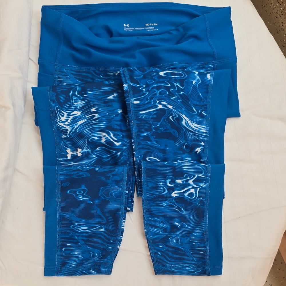Under Armour Blue Patterned Leggings